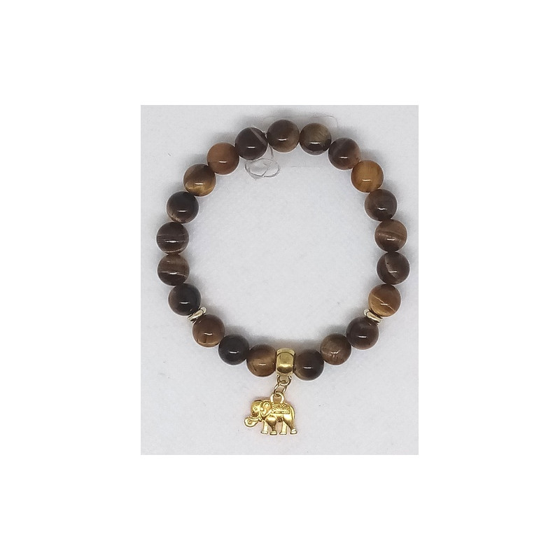 Bracelet œil du tigre éléphant