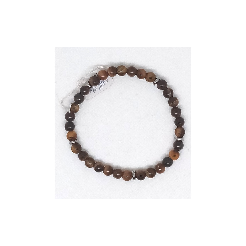 Bracelet œil du tigre 6 mm