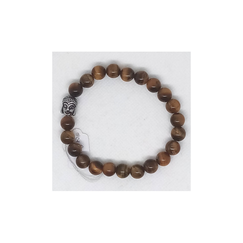 Bracelet œil du tigre bouddha