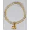 Bracelet citrine éléphant