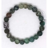 Bracelet turquoise d'Afrique bouddha