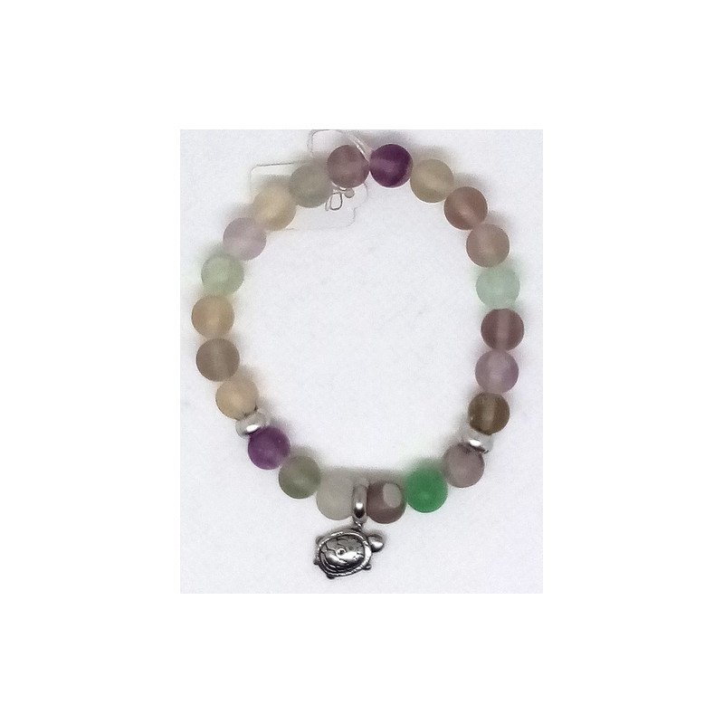 Bracelet fluorite tortue