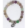 Bracelet fluorite tortue