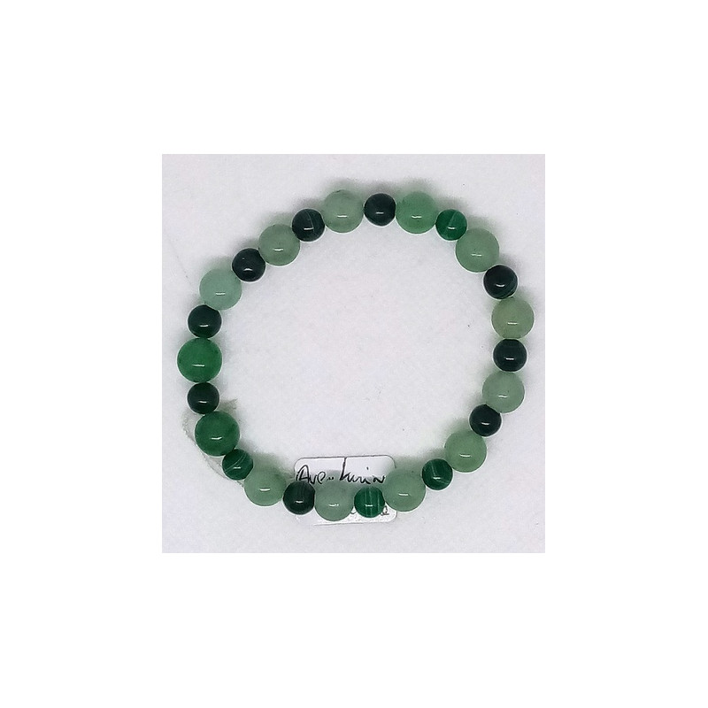 Bracelet aventurine malachite