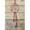 Suspension arbre de vie agate blanche