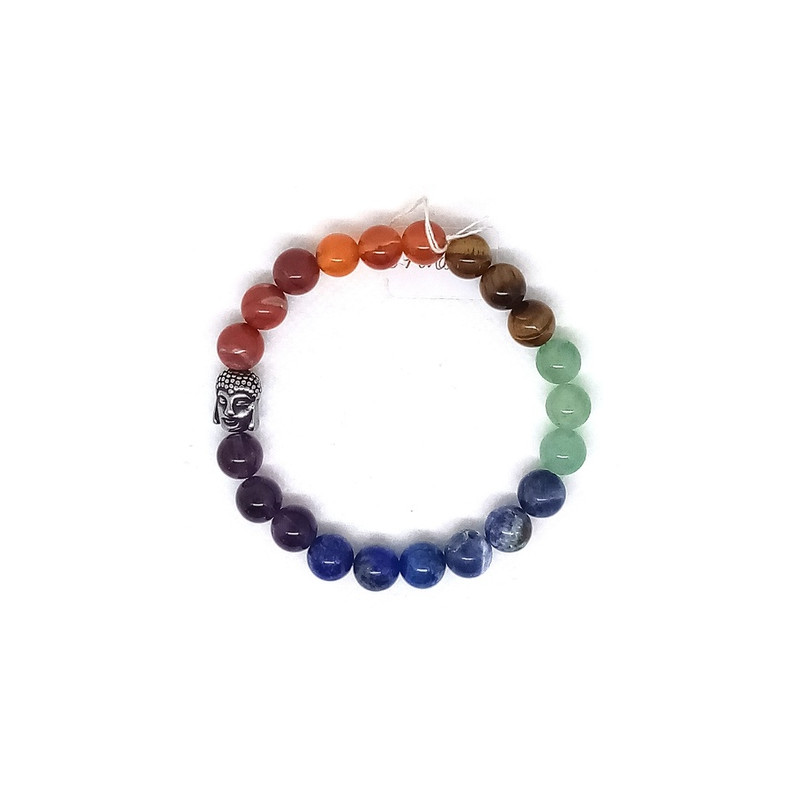 Bracelet 7 chakras bouddha