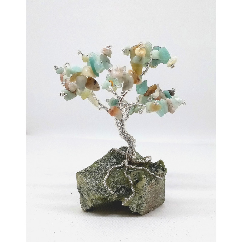 Arbre de vie serpentine amazonite
