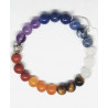 Bracelet 7 chakras rose