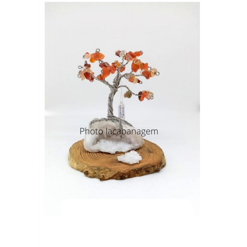 Arbre de vie quartz et cornaline
