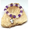 Bracelet enfant améthyste quartz rose licorne