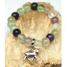 Bracelet enfant fluorite cheval