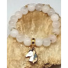 Bracelet enfant quartz rose licorne