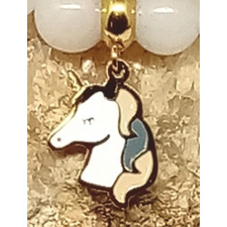Bracelet enfant quartz rose licorne