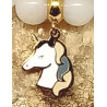 Bracelet enfant quartz rose licorne