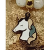 Bracelet enfant quartz rose pierre de lune licorne