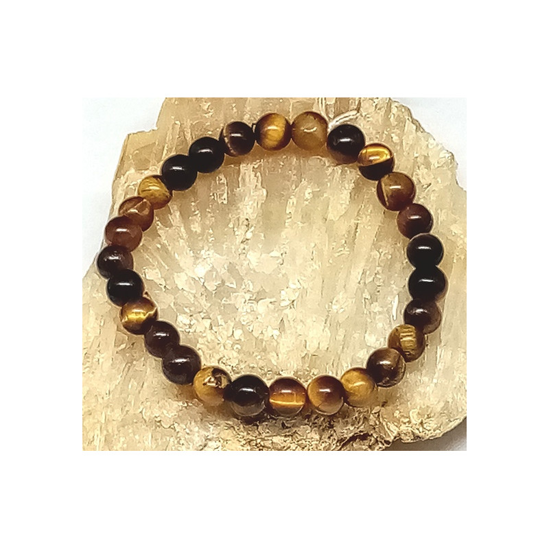 Bracelet enfant œil du tigre 6 mm