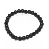 Bracelet obsidienne 6 mm