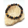 Bracelet œil du tigre onyx 8 mm