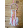 Suspension arbre de vie quartz rose