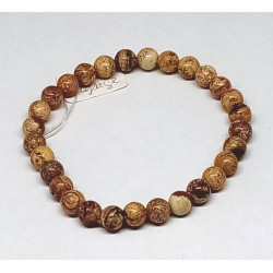 Bracelet jaspe paysage 6 mm