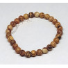 Bracelet jaspe paysage 6 mm