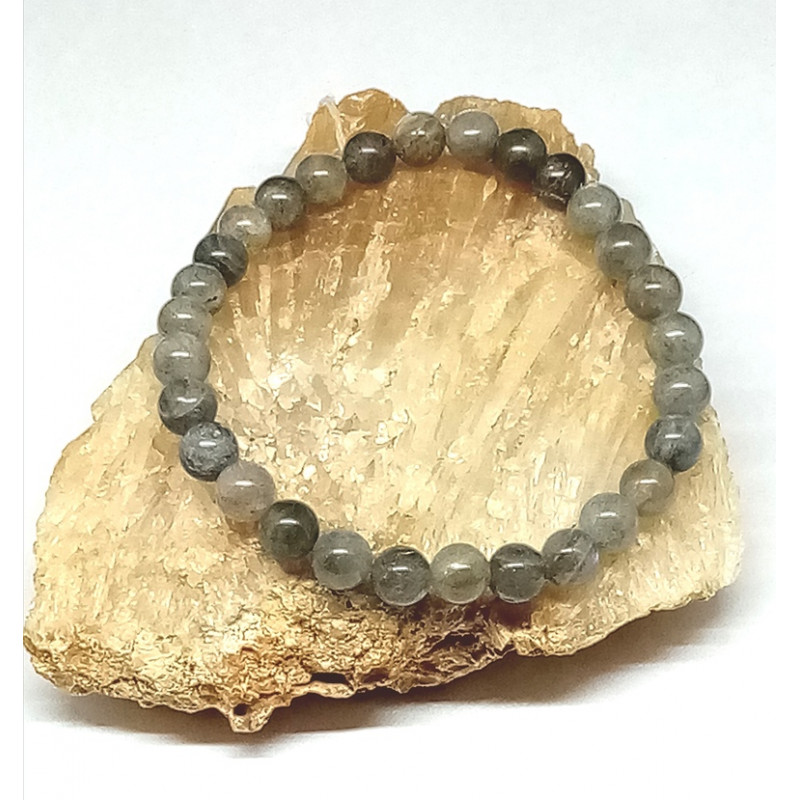 Bracelet labradorite 6 mm