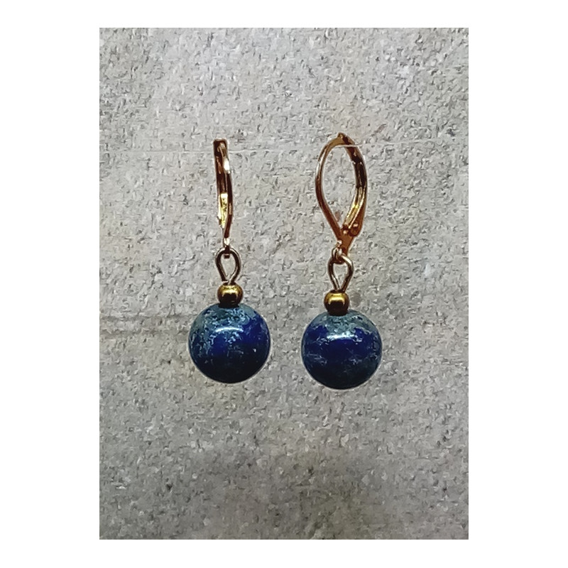 Boucles d'oreilles lapis lazuli