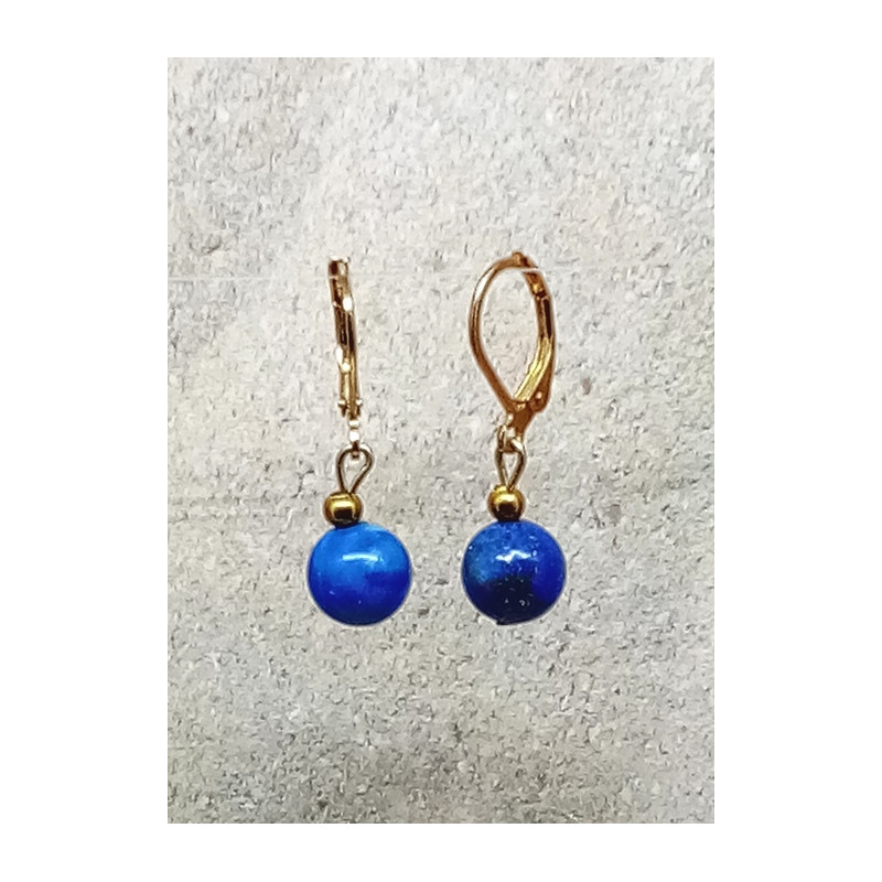Boucles d'oreilles lapis lazuli