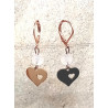 Boucles d'oreilles quartz rose