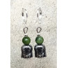 Boucles d'oreilles jade bouddha