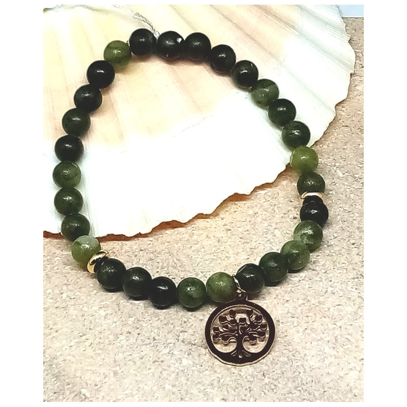 Bracelet jade arbre de vie
