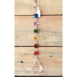 Suspension feng shui feuille 7 chakras