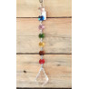 Suspension feng shui feuille 7 chakras