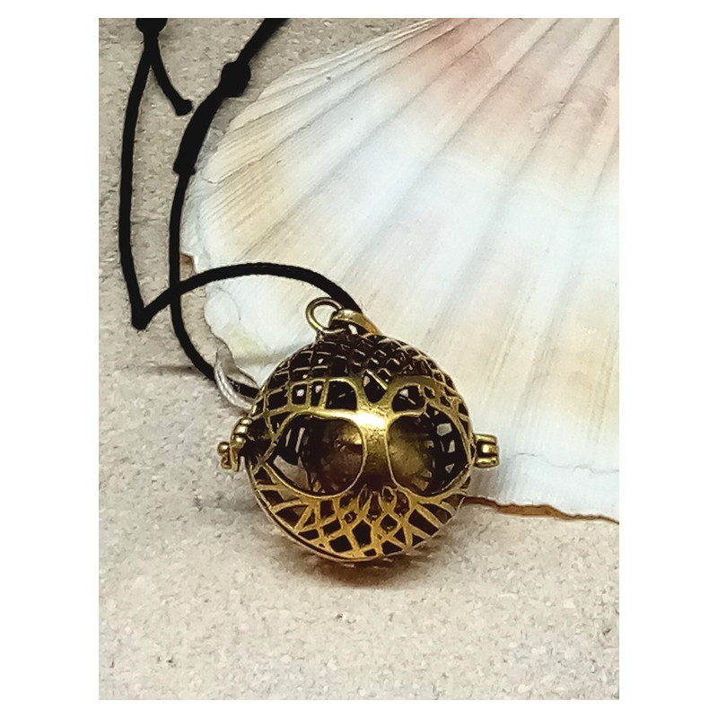 Pendentif de grossesse arbre de vie doré