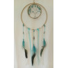 Suspension arbre de vie turquoise