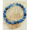 Bracelet sodalite arbre de vie acier inoxydable