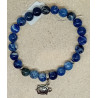 Bracelet sodalite tortue acier inoxydable