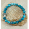 Bracelet apatite coquille st jacques