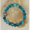 Bracelet apatite coquille st jacques