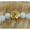 Bracelet pierre de lune arbre de vie doré
