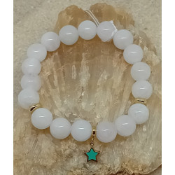Bracelet enfant quartz rose étoile