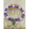 Bracelet enfant améthyste quartz rose étoile
