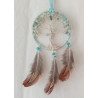 Porte bonheur de voiture arbre de vie amazonite
