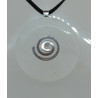 pendentif pi cristal de roche spirale