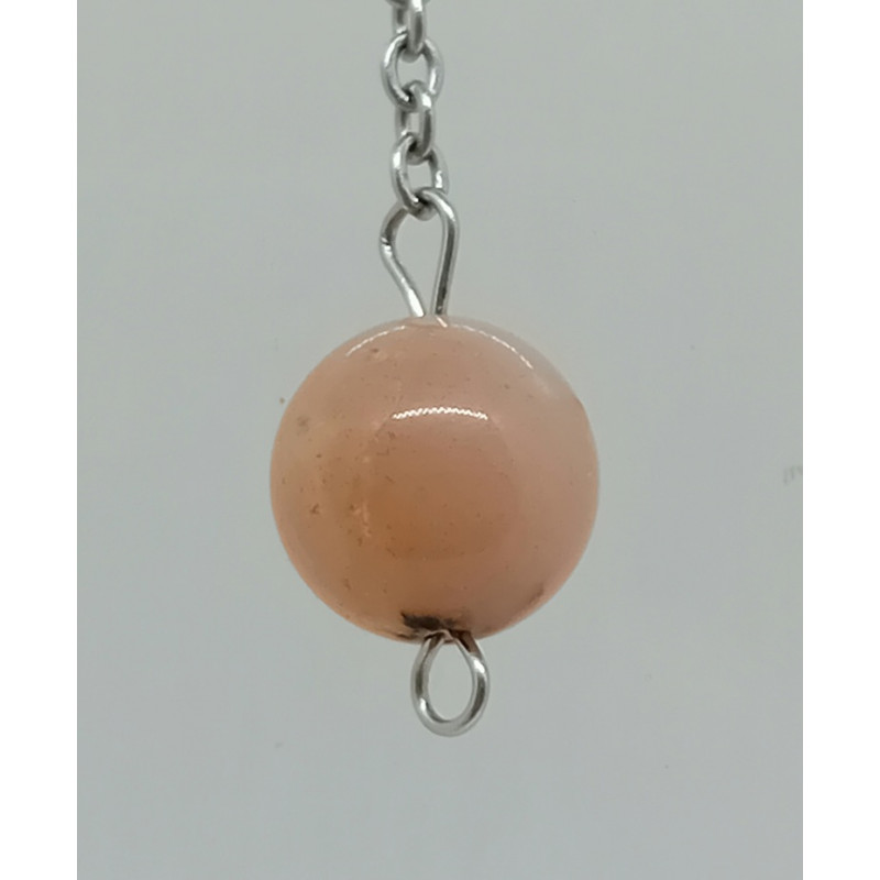 Pendentif sautoir rhodochrosite