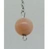Pendentif sautoir rhodochrosite