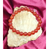Bracelet cornaline 8 mm