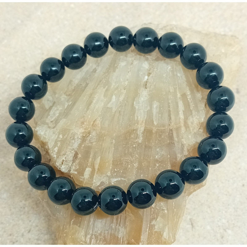 Bracelet tourmaline 8 mm