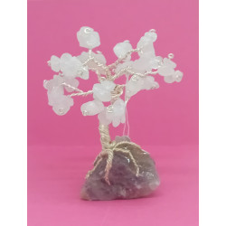 ARBRE DE VIE AMÉTHYSTE QUARTZ ROSE
