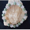 Bracelet serpentine fluorite 8 mm